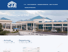 Tablet Screenshot of columbiaairport.com